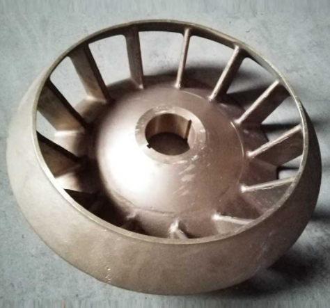 the pump impeller