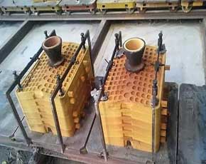 metal Shell mold casting Mold assembly